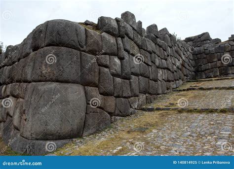 Ruins of Sacsayhuaman in Peru Stock Image - Image of heritage, architecture: 140814925