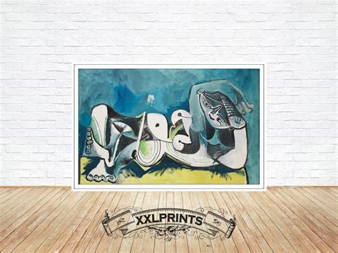 Pablo Picasso Reclining Nude 1964 Fine Reproduction Fine Art Print Etsy