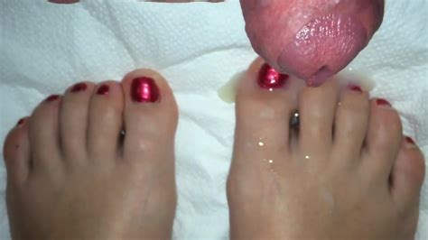 Cum On My Wifes Feet Polish Cumshot Cumshot Porn XHamster
