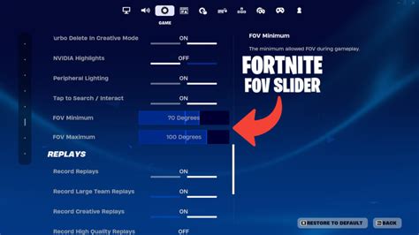 New FOV Slider in Fortnite explained | esports.gg