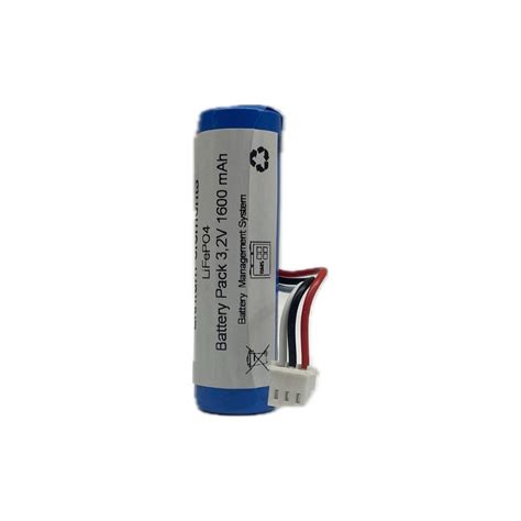 Battery Pack Lithium LiFePO4 3 2V 1800 MAh Connessione Molex 5264 3