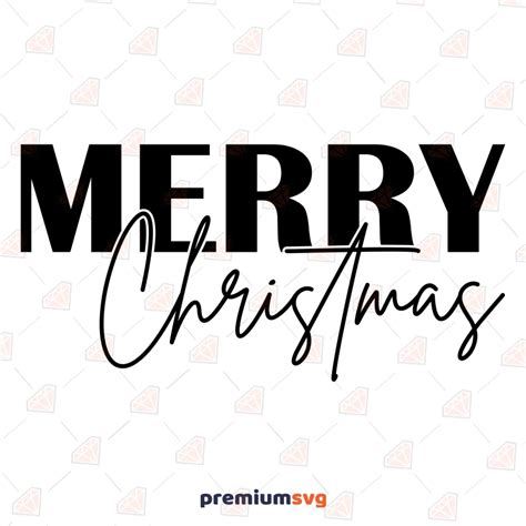 Merry Christmas Svg Cut File For Shirt Merry Christmas Saying Svg Vector Premiumsvg