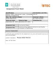 UNIT 21 Electronic Measurments And Testing Of Circuits Docx