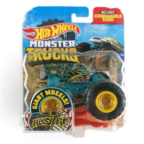 Hot Wheels Monster Trucks Scale Motosaurus Crushable Car Teal Atelier Yuwa Ciao Jp
