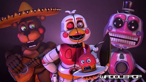 Posh Pizzeria Generations Fnaf Speedart Sfm Youtube