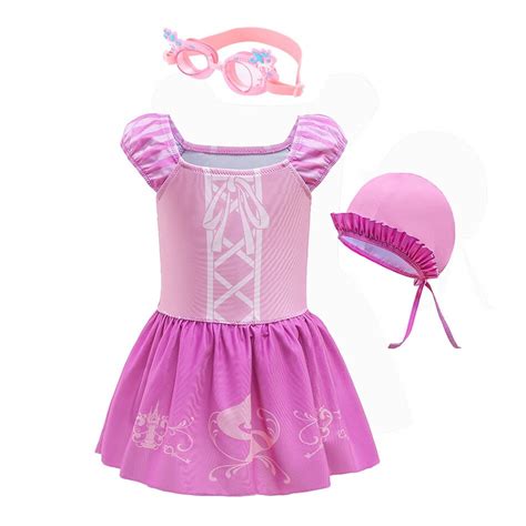 Traje De Ba O De Princesa De Disney Para Ni As Bikini De Frozen Elsa Rapunzel Para Ni Os