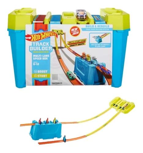 Pista De Percurso Track Builder Caixa Velocidade Hot Wheels Frete grátis