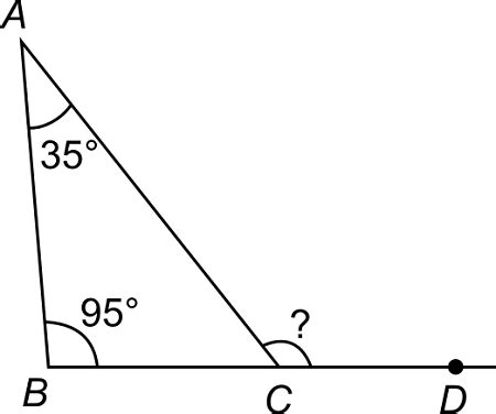 In The Figure Below Angle Bac Measures Degrees Angle Abc Measures