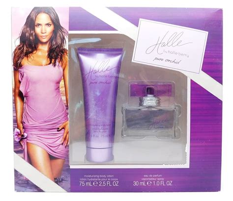 Halle by Halle Berry Pure Orchid Gift Set: Moisturizing Body Lotion 2.5 ...