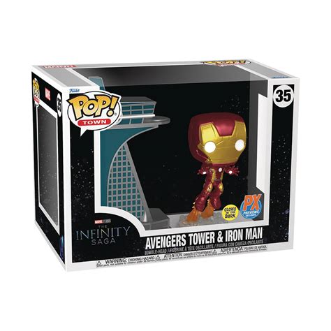 Feb Pop Town Avengers Avengers Tower W Iron Man Gw Px Vin