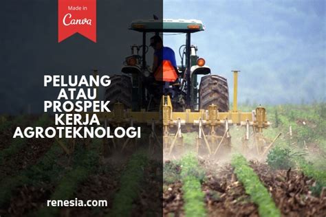 Prospek Kerja Teknik Pertanian Dan Gajiprospek Kerja Teknik Pertanian