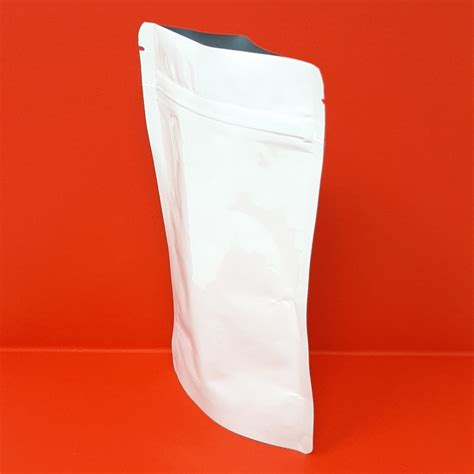 SACHET PET PE ALU BLANC Ouverture ZIP Et Thermoscellable 160 X 270 Mm 1000