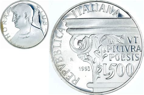 Italien Lire Rome M Nze Rome Horatius Be Stgl Silber Km