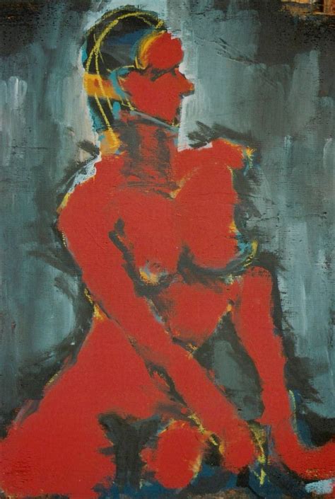 Red Nude Piero Golia C Era Painting By Gianluca Salvati Saatchi Art