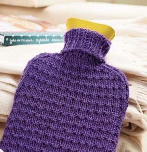 Simple Hot Water Bottle Cover Free Knitting Patterns Knitting Pattern Artofit