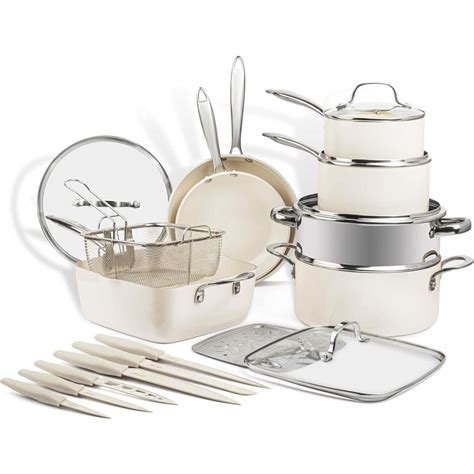 Gotham Steel Natural Collection 20 Piece Aluminum Ultra Performance