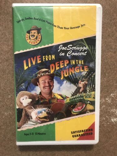 Joe Scruggs Live From Deep In The Jungle Vhs Ebay