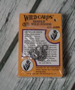 Edible Wild Foods Playing Cards