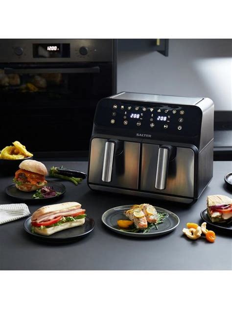 Salter Dual Air Fryer 8L | littlewoods.com