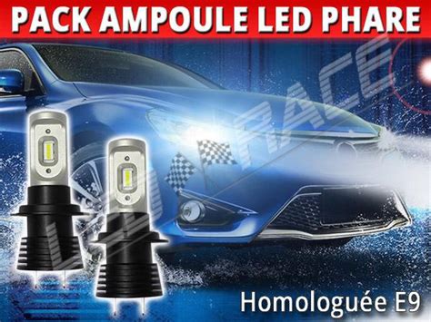 Pack Ampoules LED Phare Pour Renault Laguna 3 Homologation E9