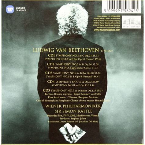 Sir Simon Rattle Complete Symphonies 5cd Emaghu