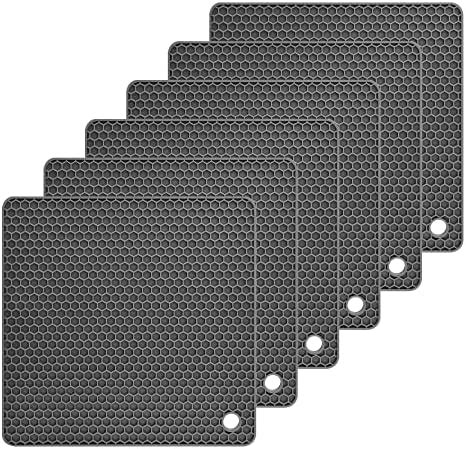 Amazon Hotsyang Silicone Trivets Mats Set For Kitchen Silicone Hot Pads And Trivets