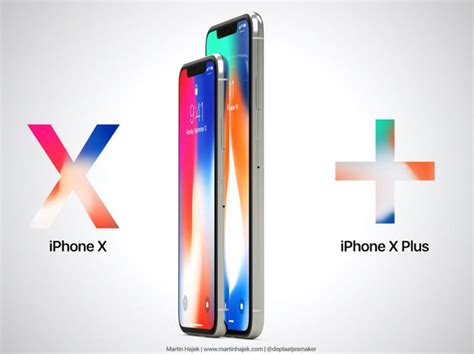 Как будет выглядеть iPhone X Plus с экраном 6,7 дюймов