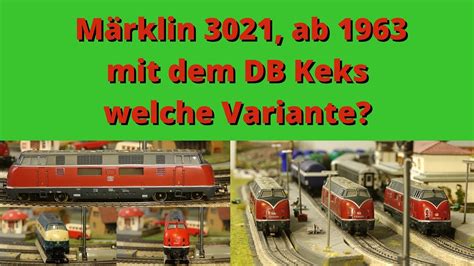 Märklin 3021 der Klassiker mit DB Keks ab 1963 bis Ende der 80ziger