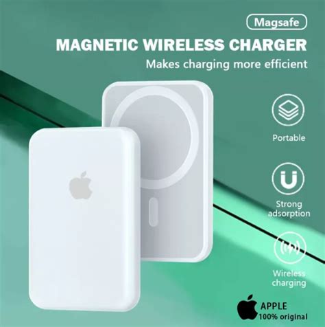 Apple Magsafe Wireless Power bank 5000mAh Fast Charging portable ...