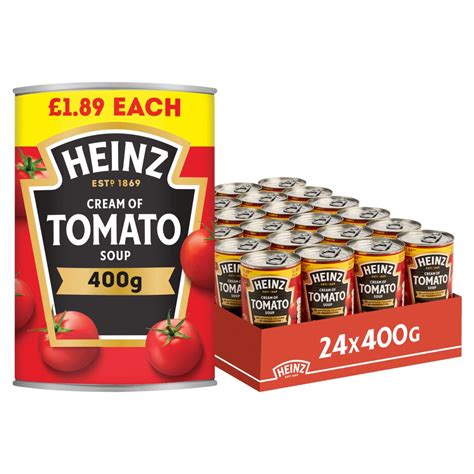 Heinz Cream Of Tomato Soup PMP 400g BB Foodservice