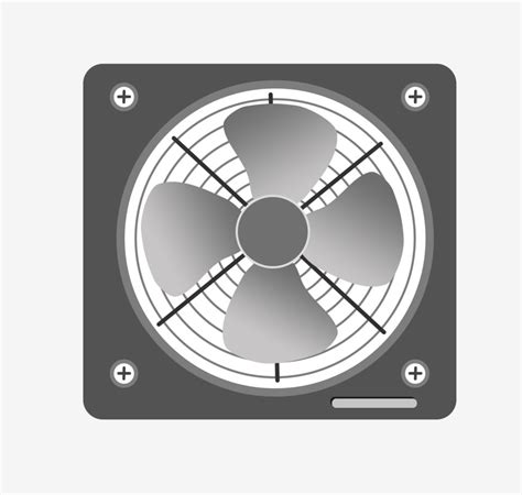 Exhaust Fan PNG Transparent, Black Fan Exhaust Fan Illustration, Fan Clipart, Cool, Fan PNG ...