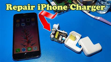 How To Repair Iphone Charger Repair Iphone Adapter Youtube