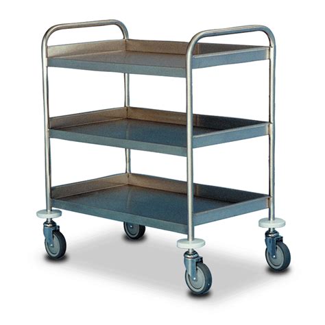 Stainless Steel Service Trolley Sitecraft