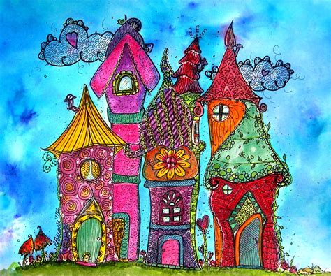 DSCN1892 | Whimsical art journal, Whimsical art, Whimsical art paintings 