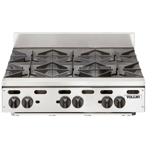 Scratch And Dent Vulcan Vhp636 Natural Gas 36 6 Burner Countertop Range 180 000 Btu