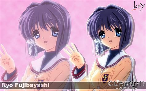 Download Ryou Fujibayashi Anime Clannad Hd Wallpaper