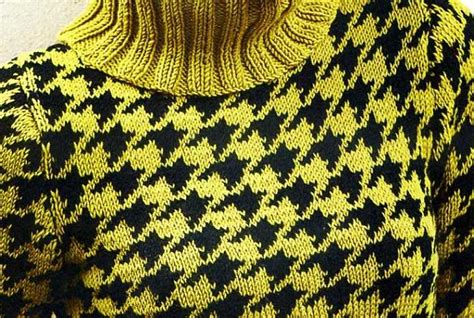 Узор куриная лапка вязанный спицами: схема, выкройка и пошаговое описание