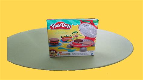 Play Doh Anna And Elsa Burger Barbecue Set Youtube