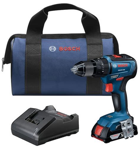 Bosch 1/2-in 18v Cordless Hammer Drill (1-Battery)| GSB18V-490B12 ...