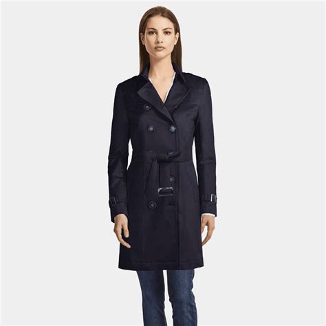 Navy Blue classic Trench Coat | Sumissura