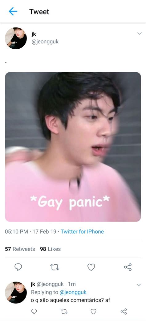 On Twitter 154 Gay Panic