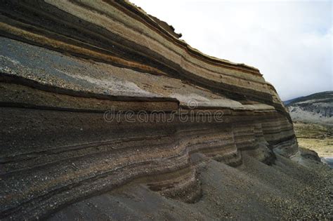 Amazing Closeup Shot of a Sandstone Rock Formation with Natural Layers ...