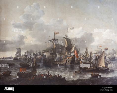 The Battle On The Zuiderzee 1573 The Netherlands Jan Theunisz