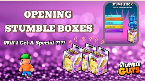 Opening Stumble Boxes Will I Get A Special Skin Stumbleguys