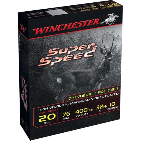 Cartouche De Chasse Winchester Super Speed Generation G Calibre