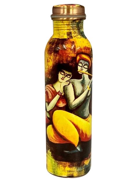 Yellow Copper Meena Printed Bottle Capacity L At Best Price In