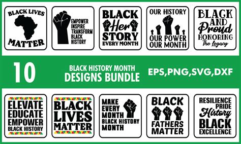 Black History Month SVG Designs Bundles Graphic By BlackSvg Creative