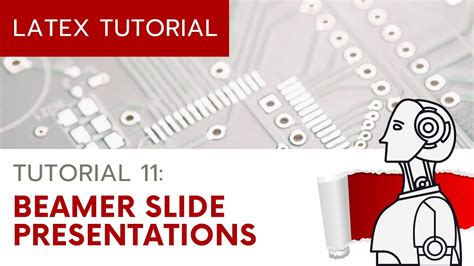 Latex Tutorial 11 Beamer Slide Presentation Youtube