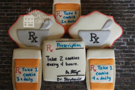 Pharmacy Decorated Sugar Cookies Pharmacist Prescription