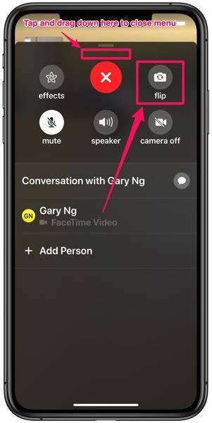 How To Flip The Facetime Camera In Ios 12 On Iphone • Iphone In Canada Blog